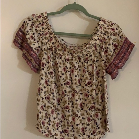 ๐ค$8 or 3 for $20 Jolt Girls peasant top multi color size L - Picture 4 of 5